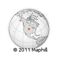 Outline Map of the Area around 42° 35' 40" N, 101° 55' 30" W, rectangular outline