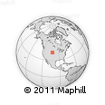 Outline Map of the Area around 42° 35' 40" N, 102° 46' 30" W, rectangular outline