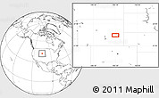Blank Location Map of the area around 42° 35' 40" N, 105° 19' 29" W