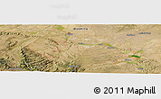 Satellite Panoramic Map of the area around 42° 35' 40" N, 105° 19' 29" W