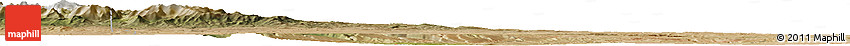 Satellite Horizon Map of South Pass City