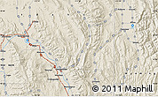 Shaded Relief Map of the area around 42° 35' 40" N, 111° 16' 30" W