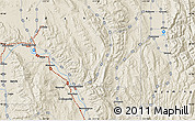 Shaded Relief Map of the area around 42° 35' 40" N, 111° 16' 30" W