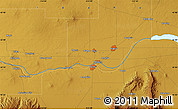 Physical Map of the area around 42° 35' 40" N, 113° 49' 29" W