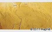 Physical 3D Map of the area around 42° 35' 40" N, 115° 31' 30" W