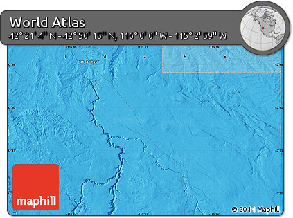 Political Map of the Area around 42° 35' 40" N, 115° 31' 30" W