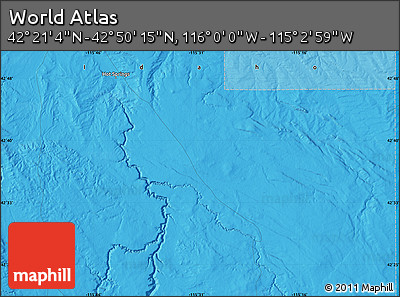 Political Map of the Area around 42° 35' 40" N, 115° 31' 30" W
