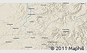 Shaded Relief 3D Map of the area around 42° 35' 40" N, 117° 22' 30" E