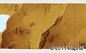 Physical 3D Map of the area around 42° 35' 40" N, 119° 46' 30" W
