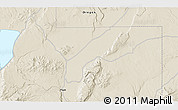 Shaded Relief 3D Map of the area around 42° 35' 40" N, 119° 46' 30" W