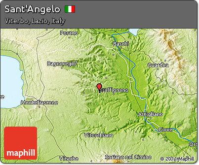 Physical 3D Map of Sant'Angelo