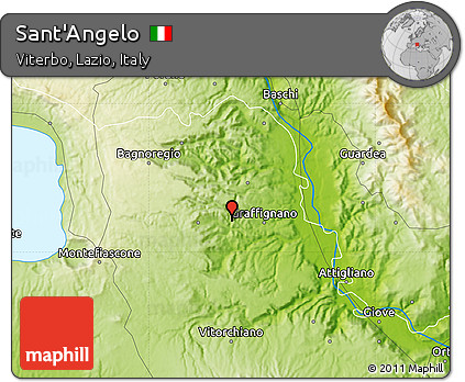Physical Map of Sant'Angelo