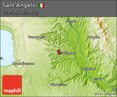 Physical Map of Sant'Angelo