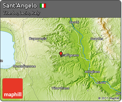 Physical Map of Sant'Angelo