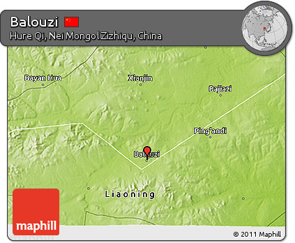 Physical 3D Map of Balouzi