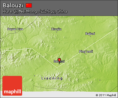 Physical 3D Map of Balouzi