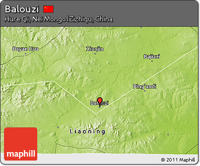 Physical 3D Map of Balouzi