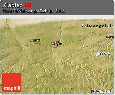 Satellite 3D Map of Xiabiao