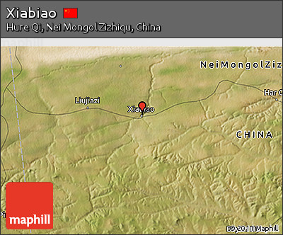 Satellite 3D Map of Xiabiao