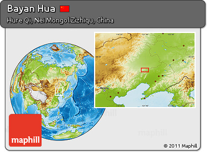 Physical Location Map of Bayan Hua
