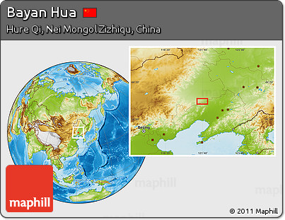 Physical Location Map of Bayan Hua