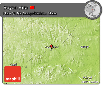 Physical Map of Bayan Hua