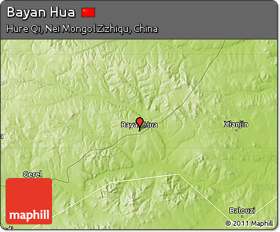 Physical Map of Bayan Hua