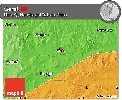 Political Map of Gerel