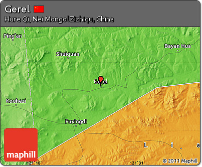 Political Map of Gerel