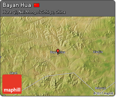 Satellite Map of Bayan Hua