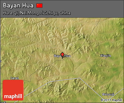 Satellite Map of Bayan Hua