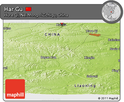 Physical Panoramic Map of Har Gu