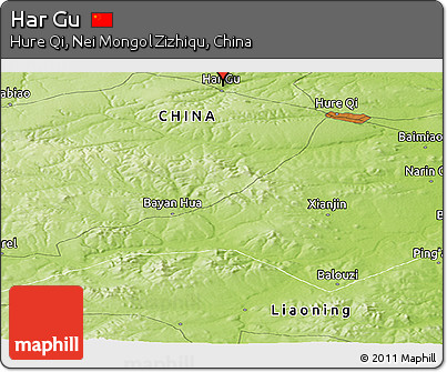 Physical Panoramic Map of Har Gu