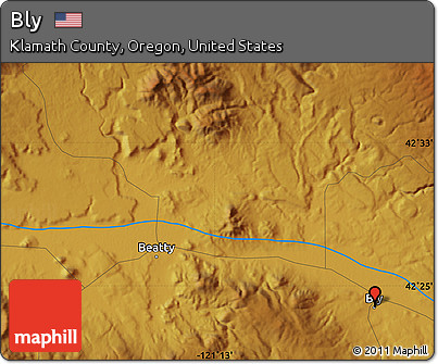 Physical Map of Bly