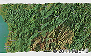 Satellite 3D Map of the area around 42° 35' 40" N, 124° 1' 30" W
