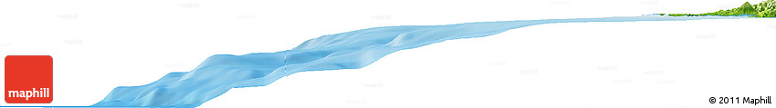 Physical Horizon Map of the Area around 42° 35' 40" N, 124° 52' 30" W