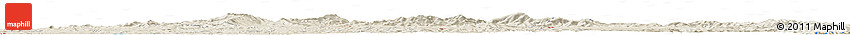 Shaded Relief Horizon Map of Yangcha