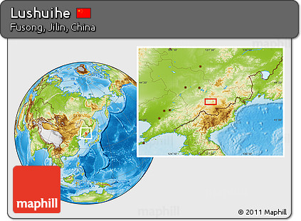 Physical Location Map of Lushuihe