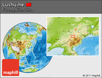 Physical Location Map of Lushuihe