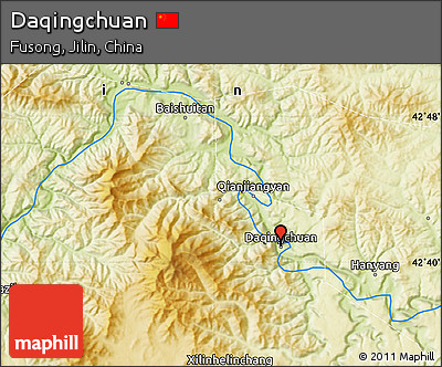 Physical Map of Daqingchuan
