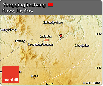 Physical Map of Yongqinglinchang