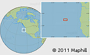 Savanna Style Location Map of the area around 42° 35' 40" N, 128° 16' 30" W