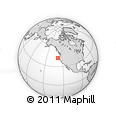 Outline Map of the Area around 42° 35' 40" N, 128° 16' 30" W, rectangular outline