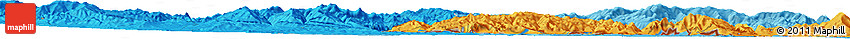 Political Horizon Map of the Area around 42° 35' 40" N, 129° 16' 30" E