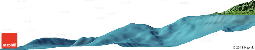 Satellite Horizon Map of the Area around 42° 35' 40" N, 139° 28' 29" E