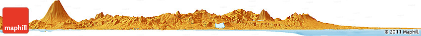 Political Horizon Map of the Area around 42° 35' 40" N, 141° 10' 30" E