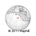 Outline Map of the Area around 42° 35' 40" N, 141° 1' 30" W, rectangular outline