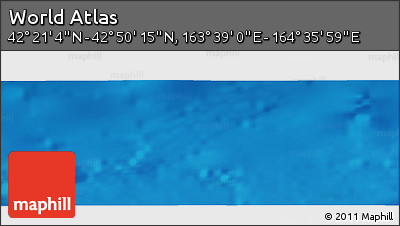 Physical Panoramic Map of the Area around 42° 35' 40" N, 164° 7' 30" E