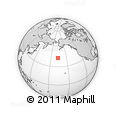Outline Map of the Area around 42° 35' 40" N, 166° 31' 30" W, rectangular outline
