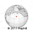 Outline Map of the Area around 42° 35' 40" N, 167° 22' 30" W, rectangular outline